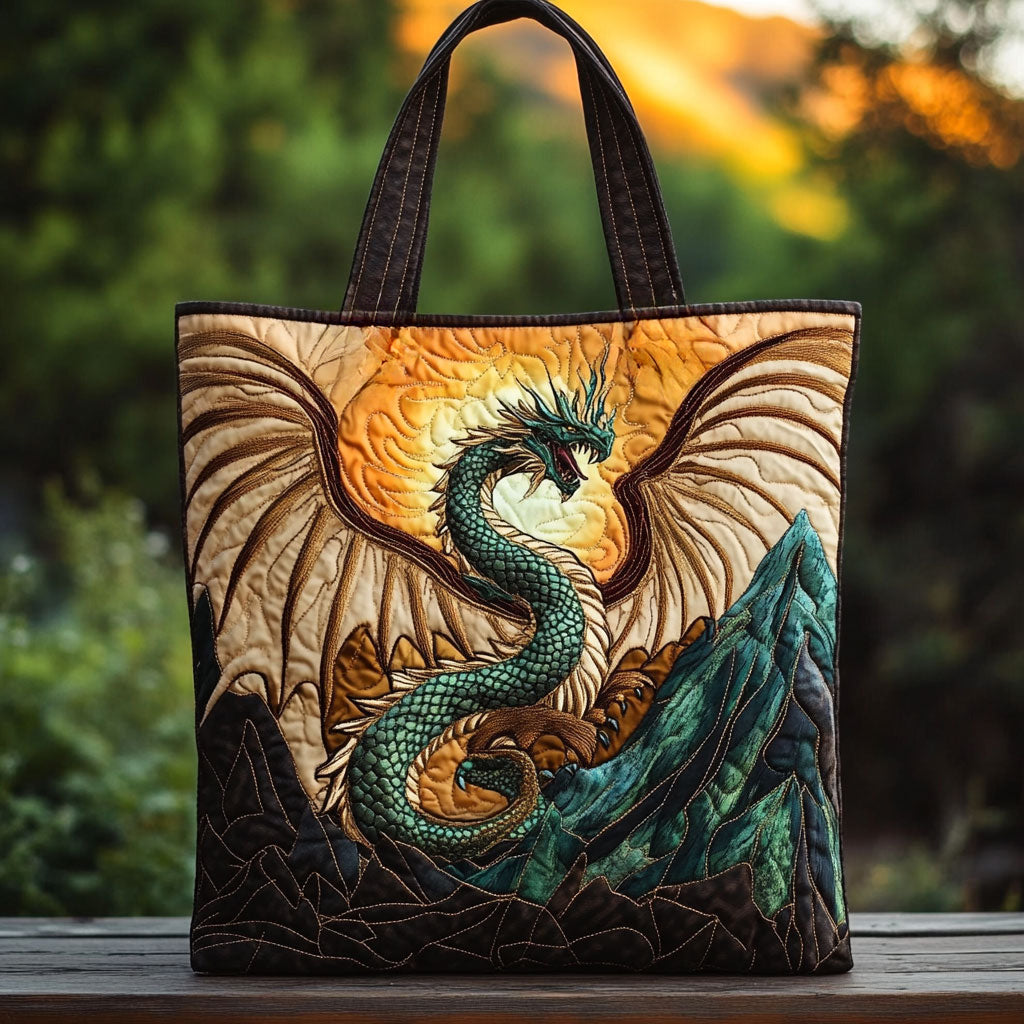 Bolsa Tote Acolchada Horizon Blaze Dragon