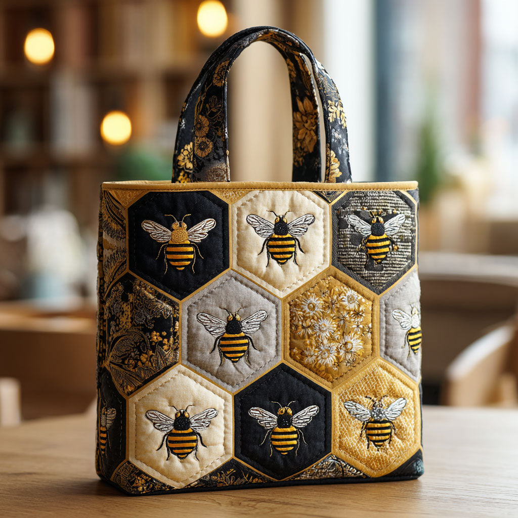 Bolso Tote Acolchado Sweet Bee