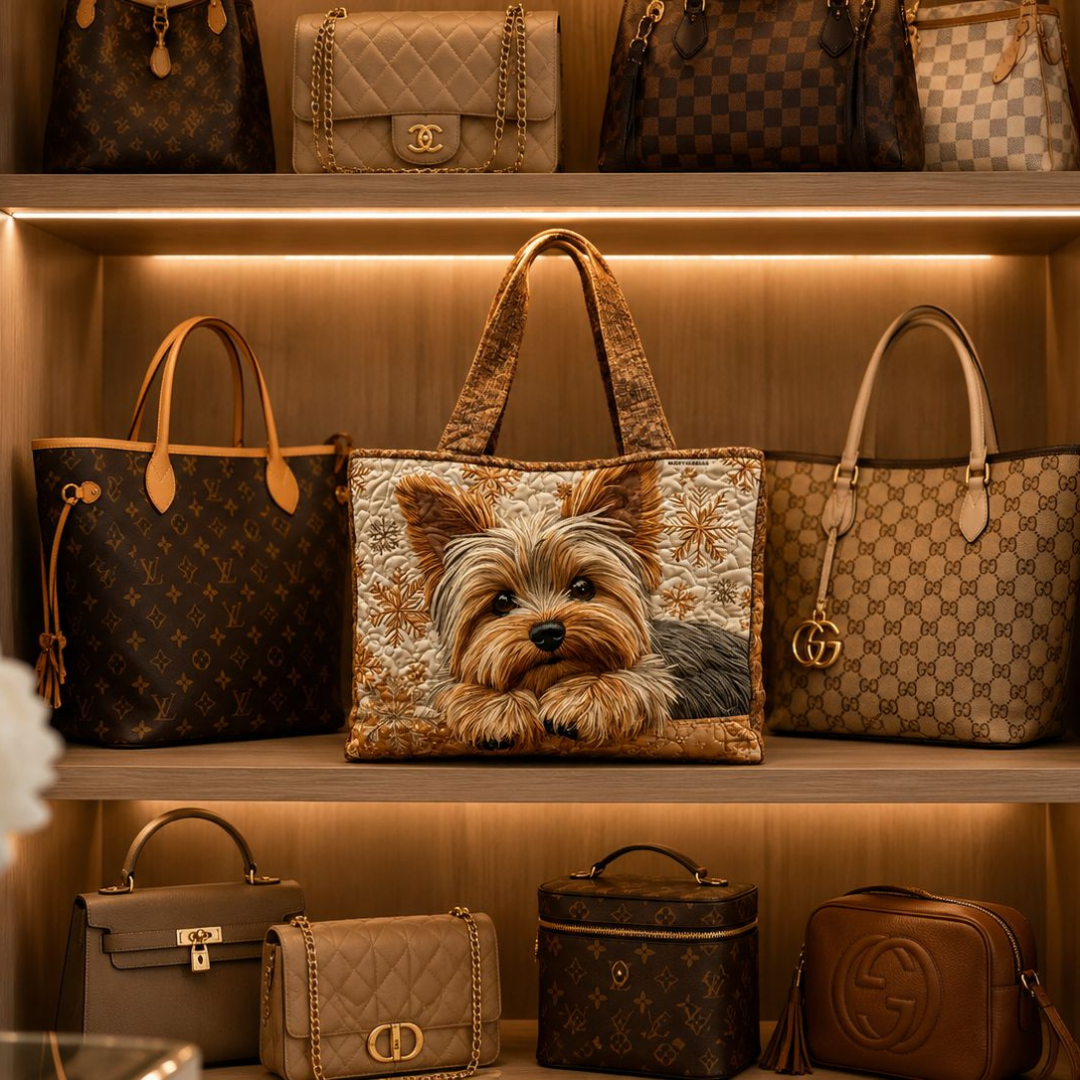 Bolsa Tote Acolchada - Adorable Yorkshire