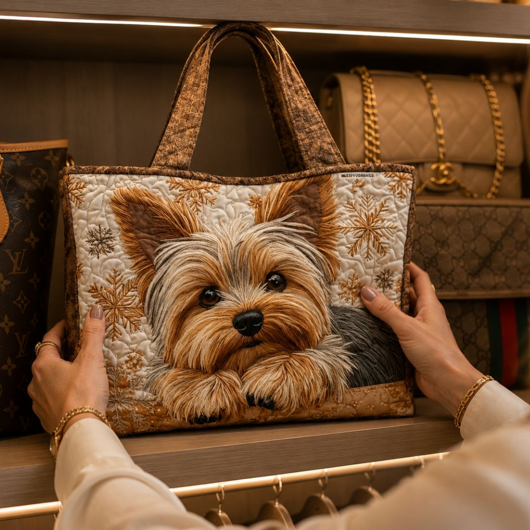 Bolsa Tote Acolchada - Adorable Yorkshire