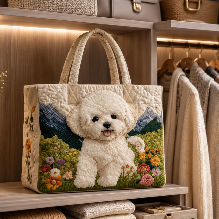 Bolsa Tote Acolchada - Perro Encantado
