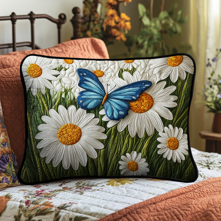 Funda de Almohada de Edredón de Jardín de Mariposas