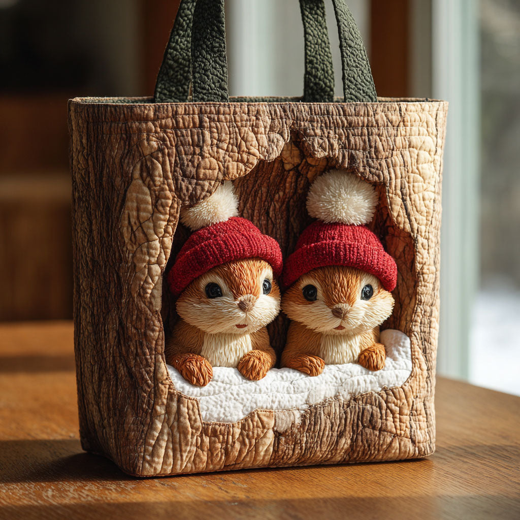 Bolsa Tote Acolchada de Invierno