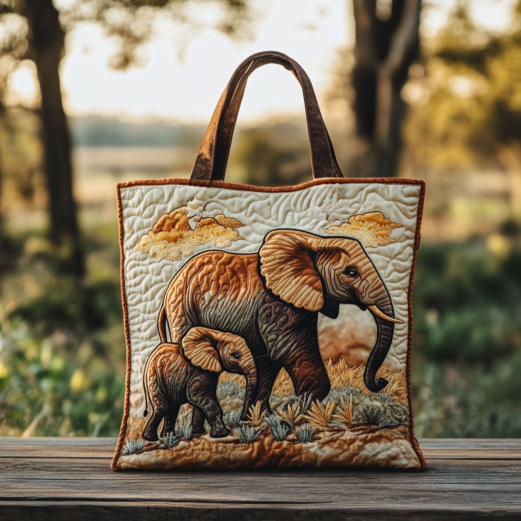 Bolsa Tote Acolchada Elefante Pacífico