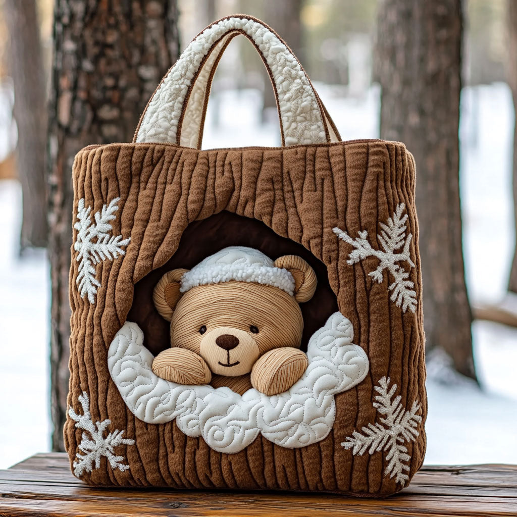 Bolsa Tote Acolchada Timber Bear