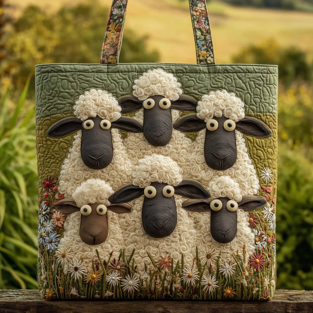 Bolso Tote Acolchado - Cinco Ovejas