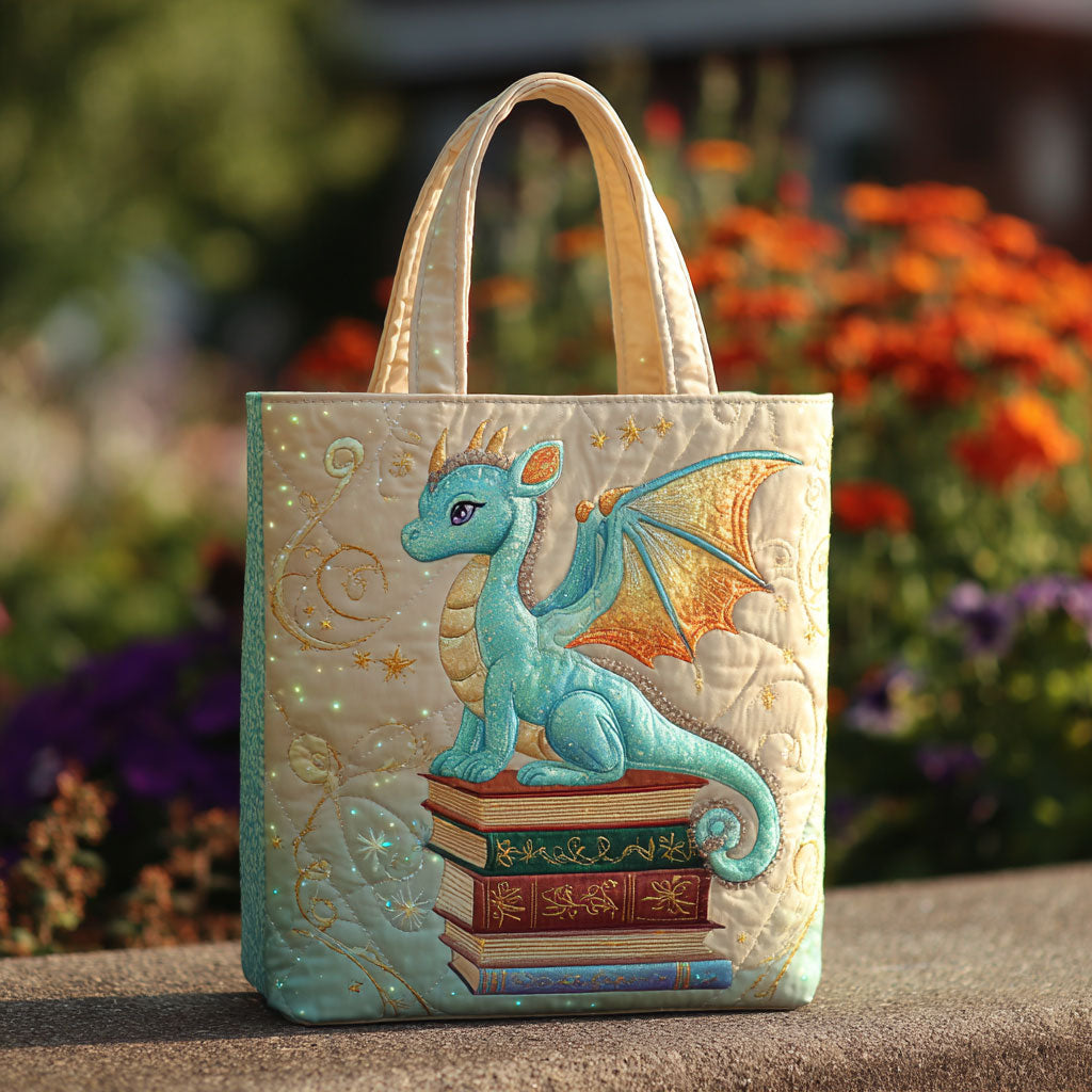 Bolsa Tote Acolchada de Dragón