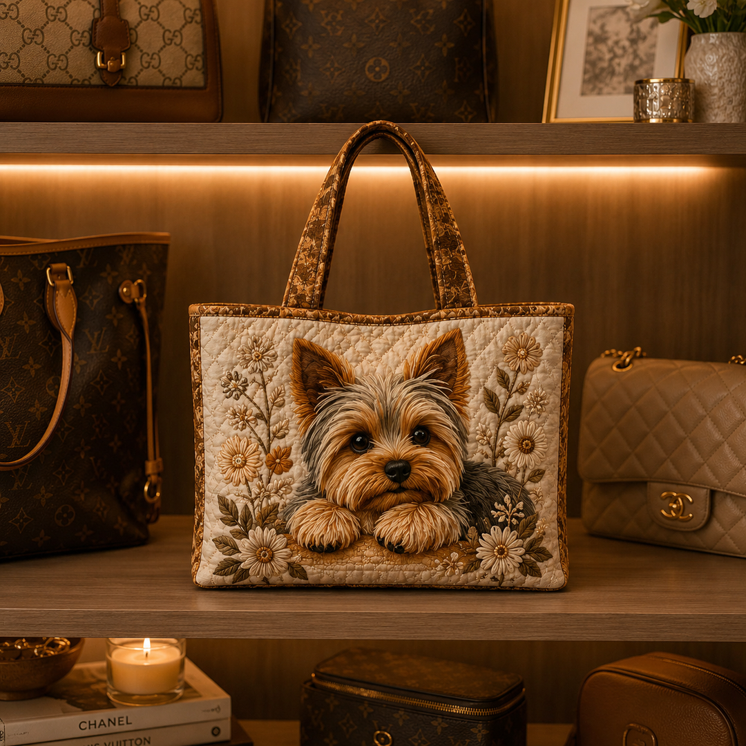 Bolsa Tote Acolchada - Adorable Yorkshire