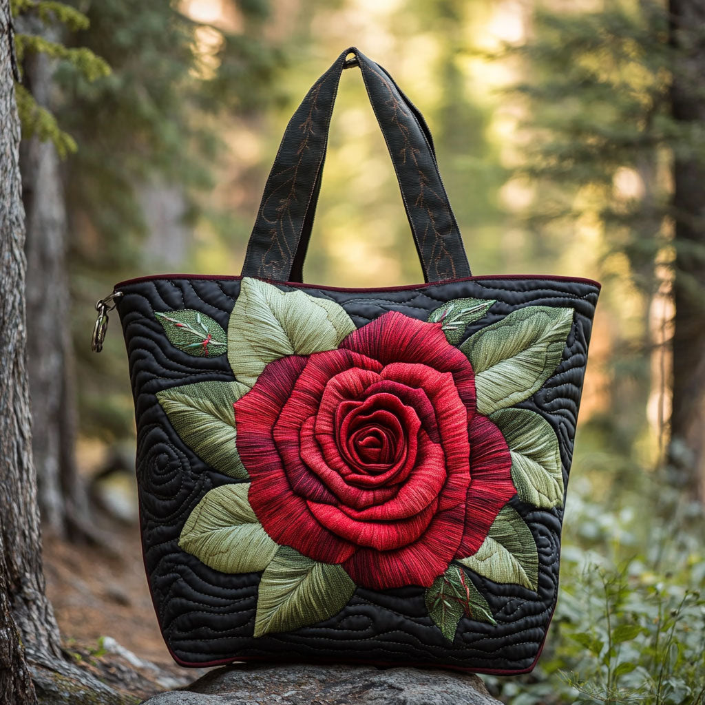 Bolso Tote Acolchado Elegante de Rosa