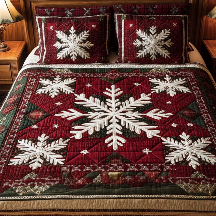 Conjunto de Ropa de Cama Acolchado de 3 Piezas Alpine Charm