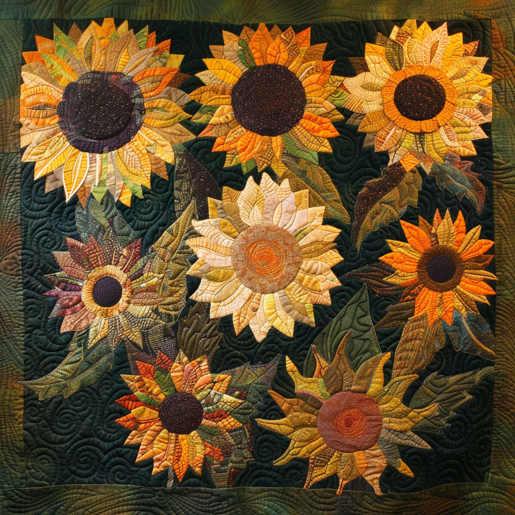 Manta Acolchada Delicia de Girasol Ámbar