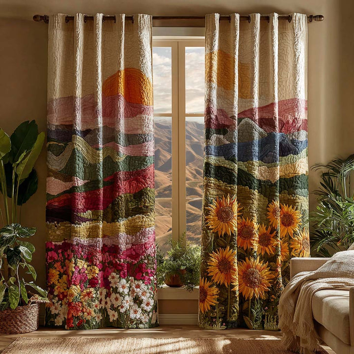 Cortinas Acolchadas Ámbar Horizonte