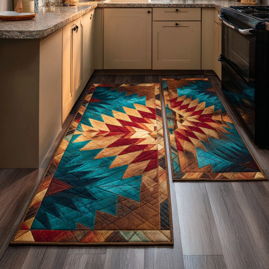 Alfombra de Área para Cocina Ruta Ámbar