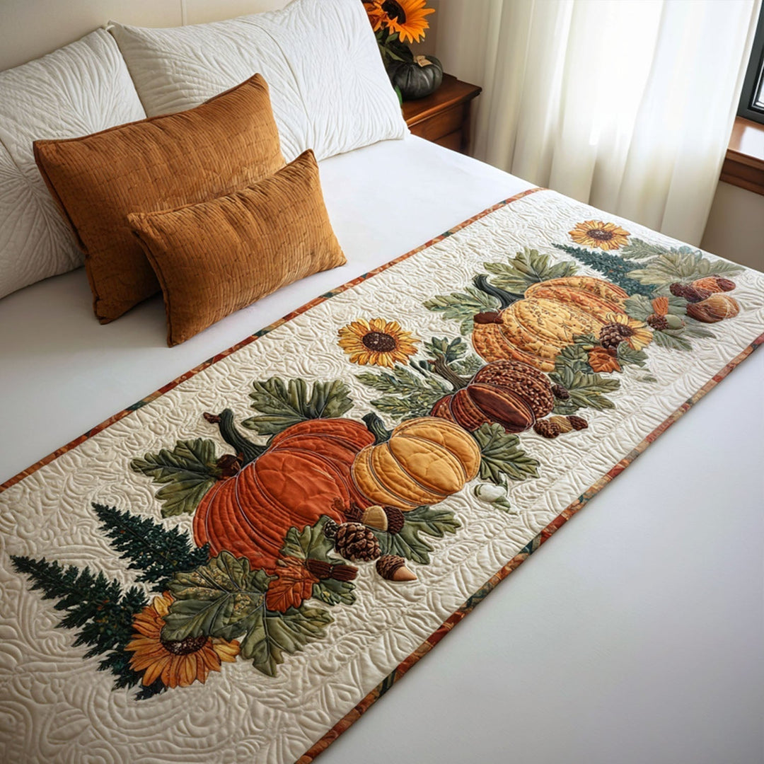 Caminito de Cama Acolchado Susurros Ámbar