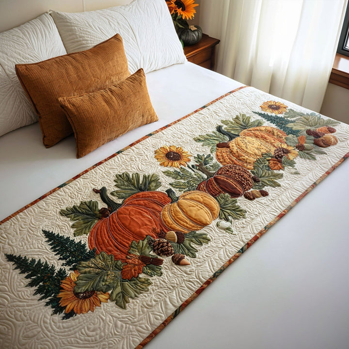 Caminito de Cama Acolchado Susurros Ámbar