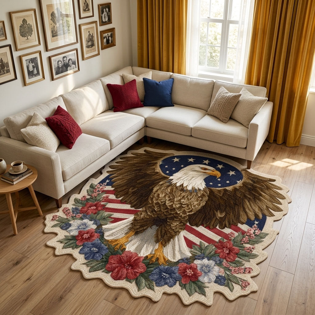 Alfombra de Área de Forma Personalizada American Wings