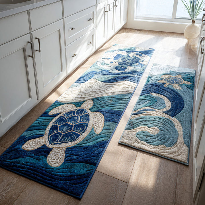 Alfombra de Área para Cocina Aqua Calm
