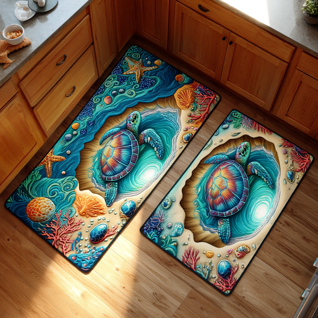 Alfombra de Cocina Aqua Haven