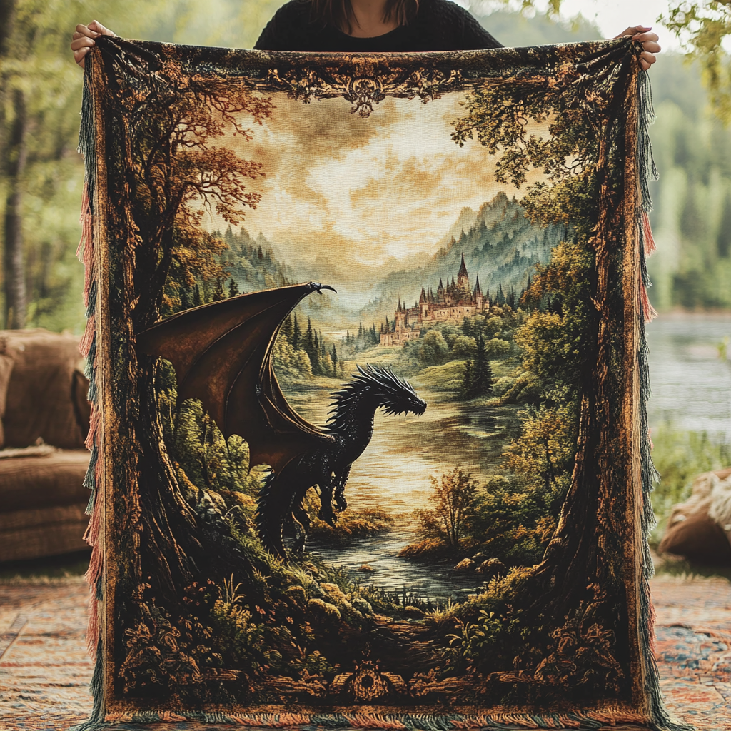 Manta Tejida de Bestia Arcana de Eldoria