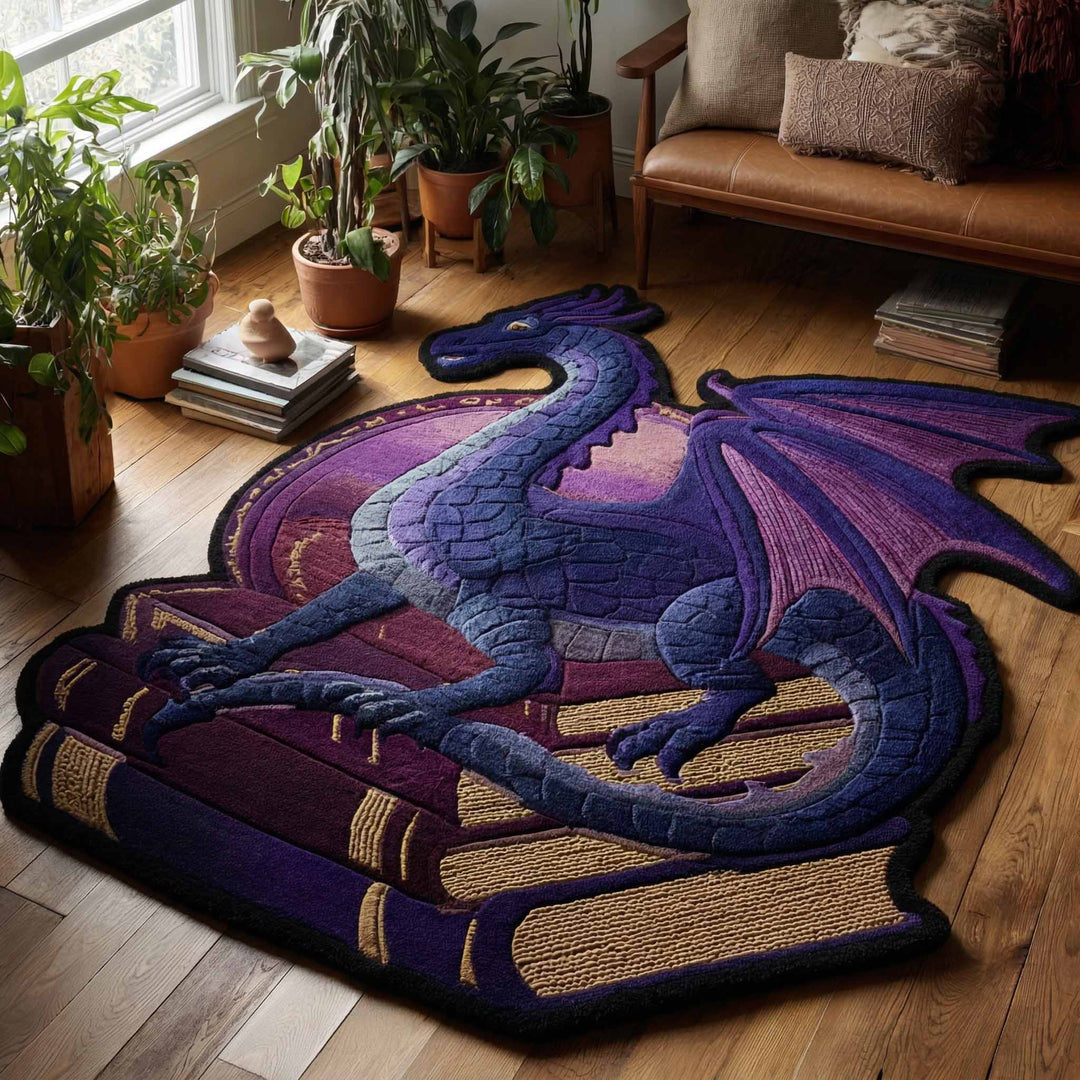 Alfombra de Área de Forma Personalizada Alas Arcanas