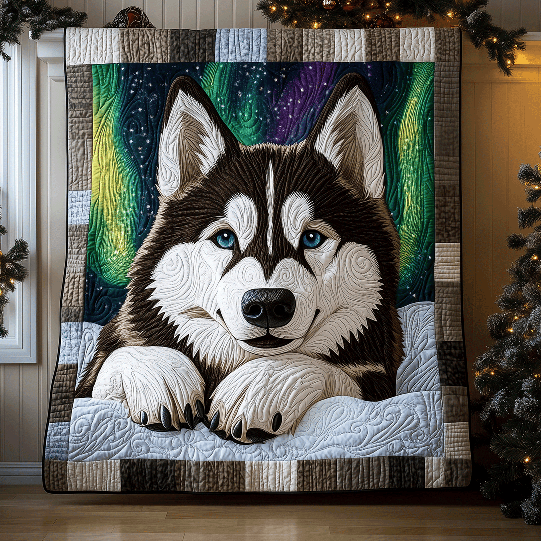 Manta Acolchada Sueño de Husky Ártico