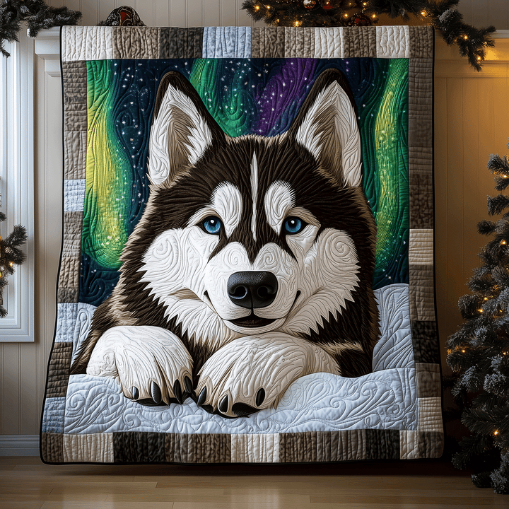 Manta Acolchada Sueño de Husky Ártico