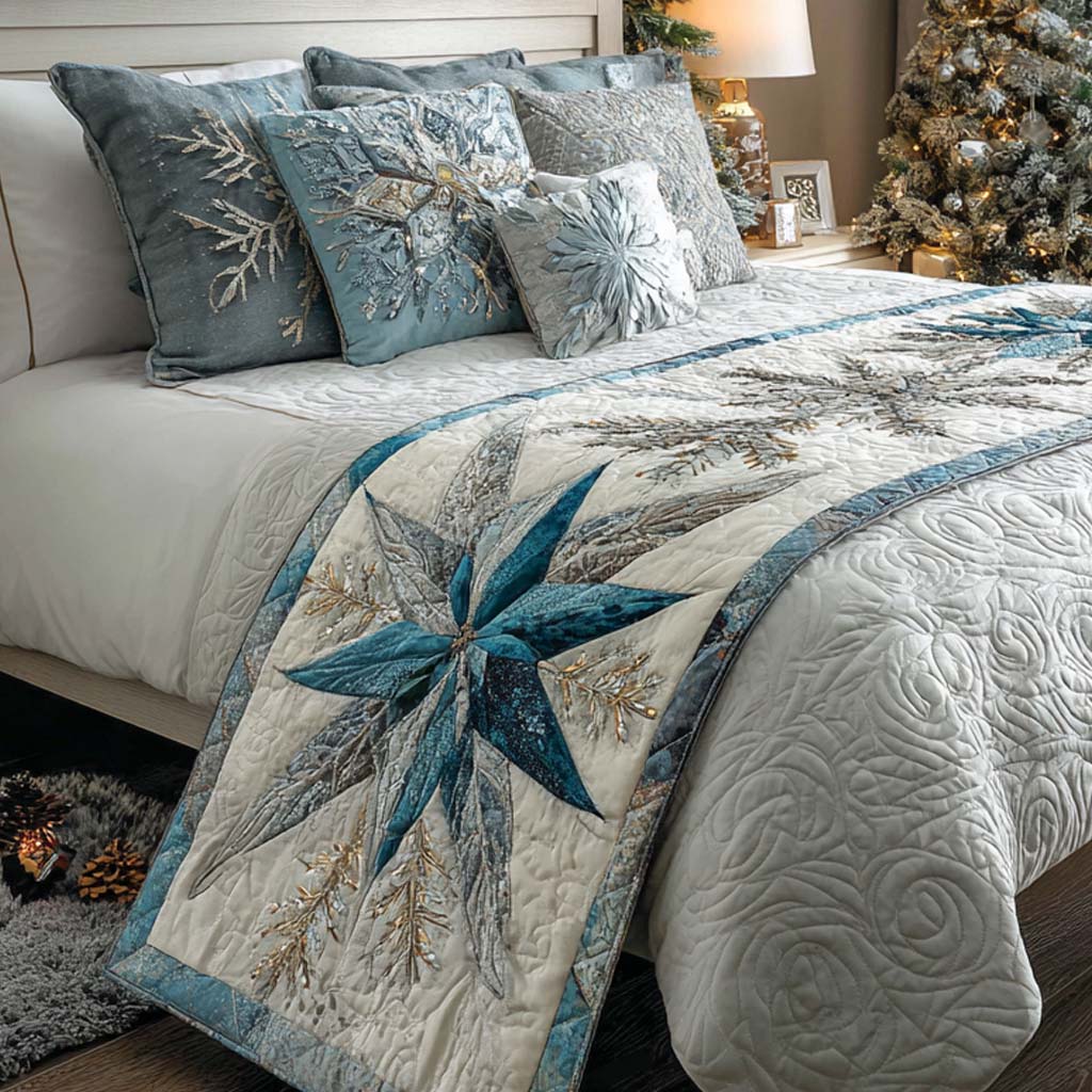 Caminito de Cama Acolchado Estrella Ártica