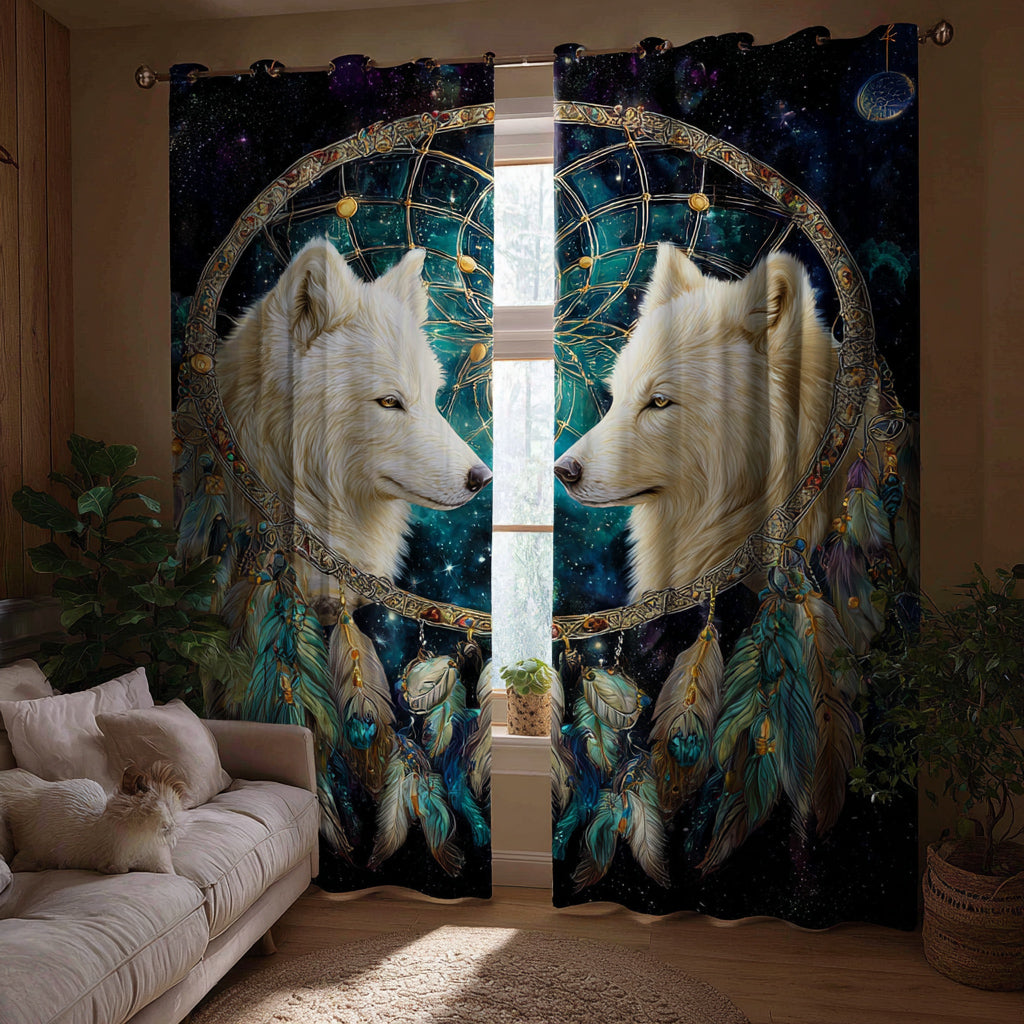 Cortinas Acolchadas Arctic Wolf Halo