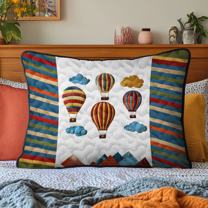Funda de Almohada de Ropa de Cama Acolchada Balloon Breeze