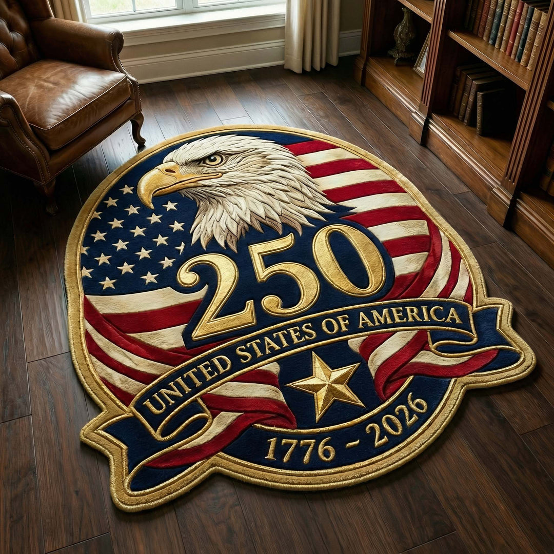 Banner Eagle Alfombra de Área de Forma Personalizada