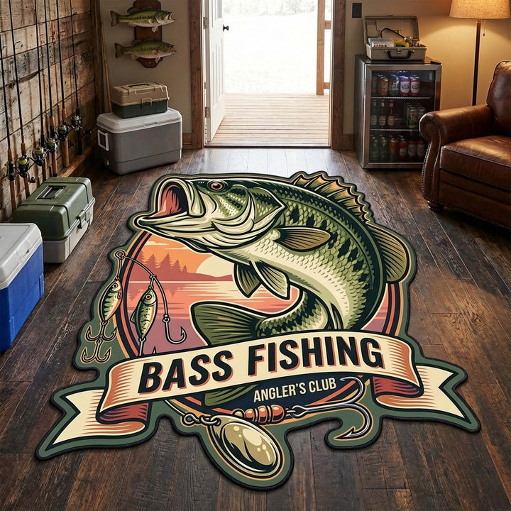Alfombra de Área de Forma Personalizada Bass Legacy