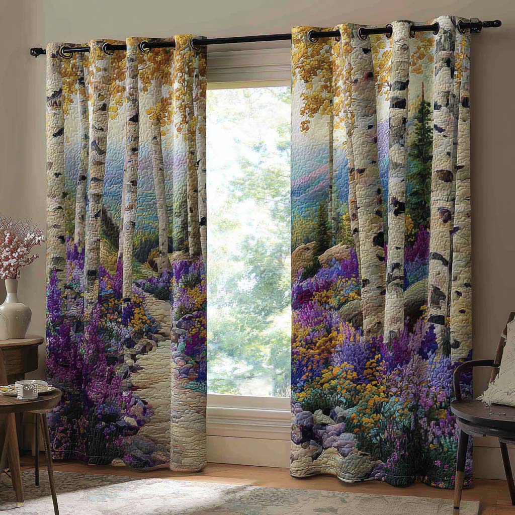 Cortinas Acolchadas de Abedul