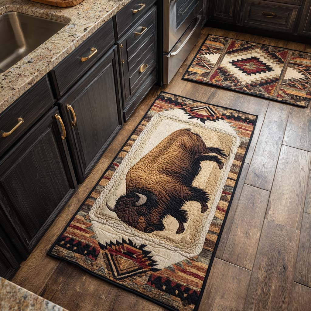 Alfombra de Área Bison Spirit para Cocina