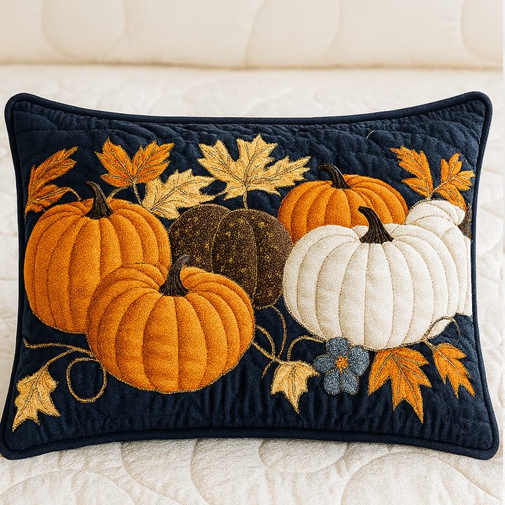 Funda de Almohada de Edredón Benditos Días de Calabaza
