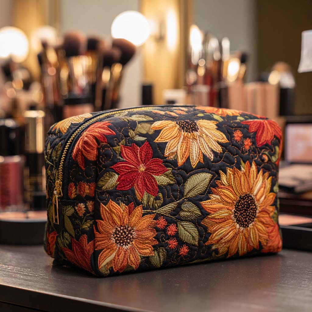 Bolsa de Maquillaje Acolchada Bloom Beauty