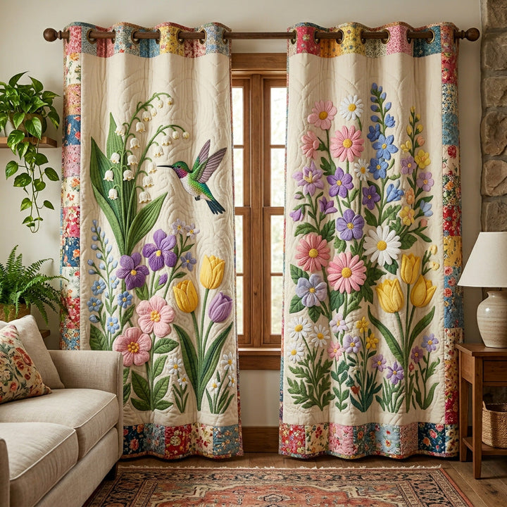 Cortinas Acolchadas Bloom Garden