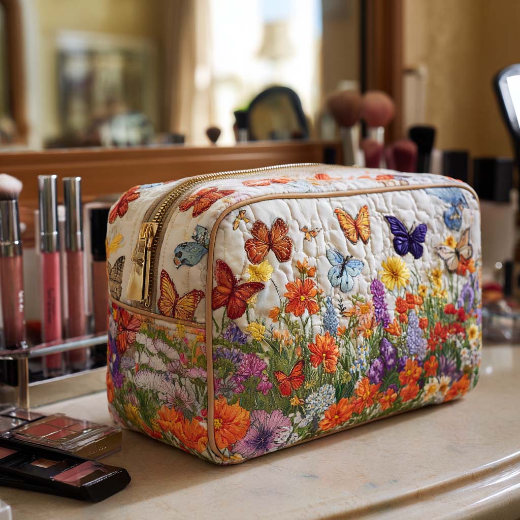 Bolsa de Maquillaje Acolchada Bloom Garden