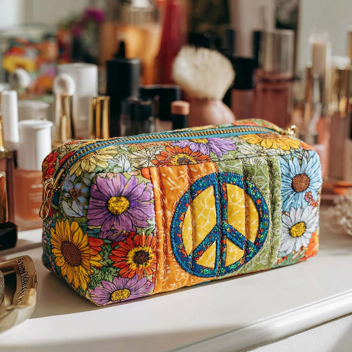 Bolsa de Maquillaje Acolchada Blooming Peace