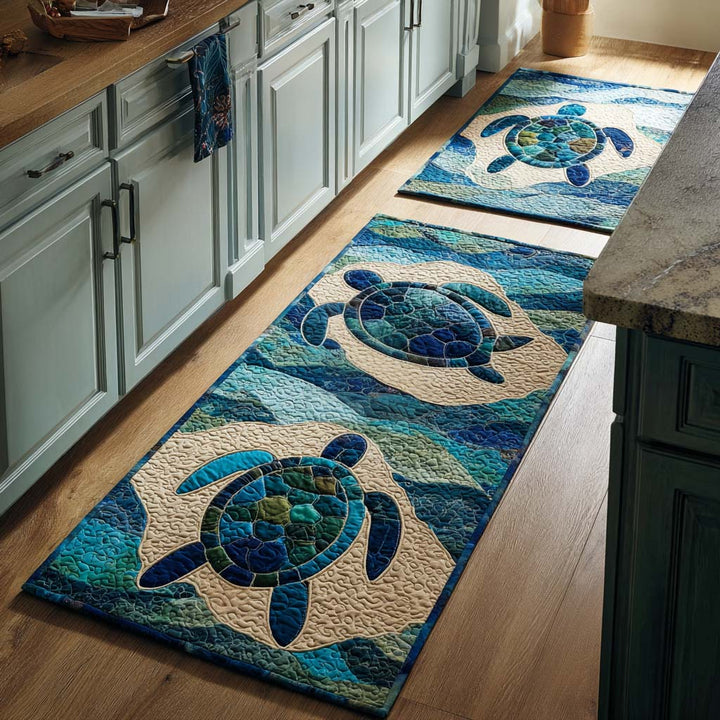 Alfombra de Cocina Blue Water Shell