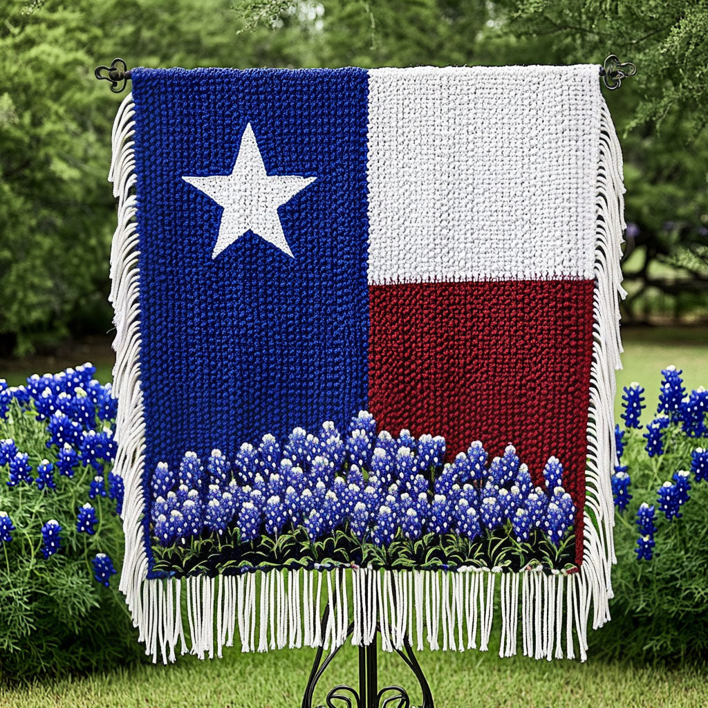 Manta Woven Bluebonnet Pride