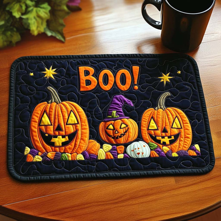 Mantel Individual Acolchado Boo Crew
