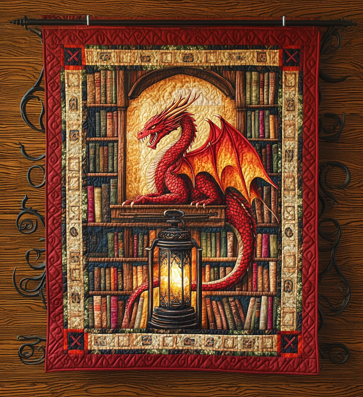 Manta Acolchada Book Wyrm