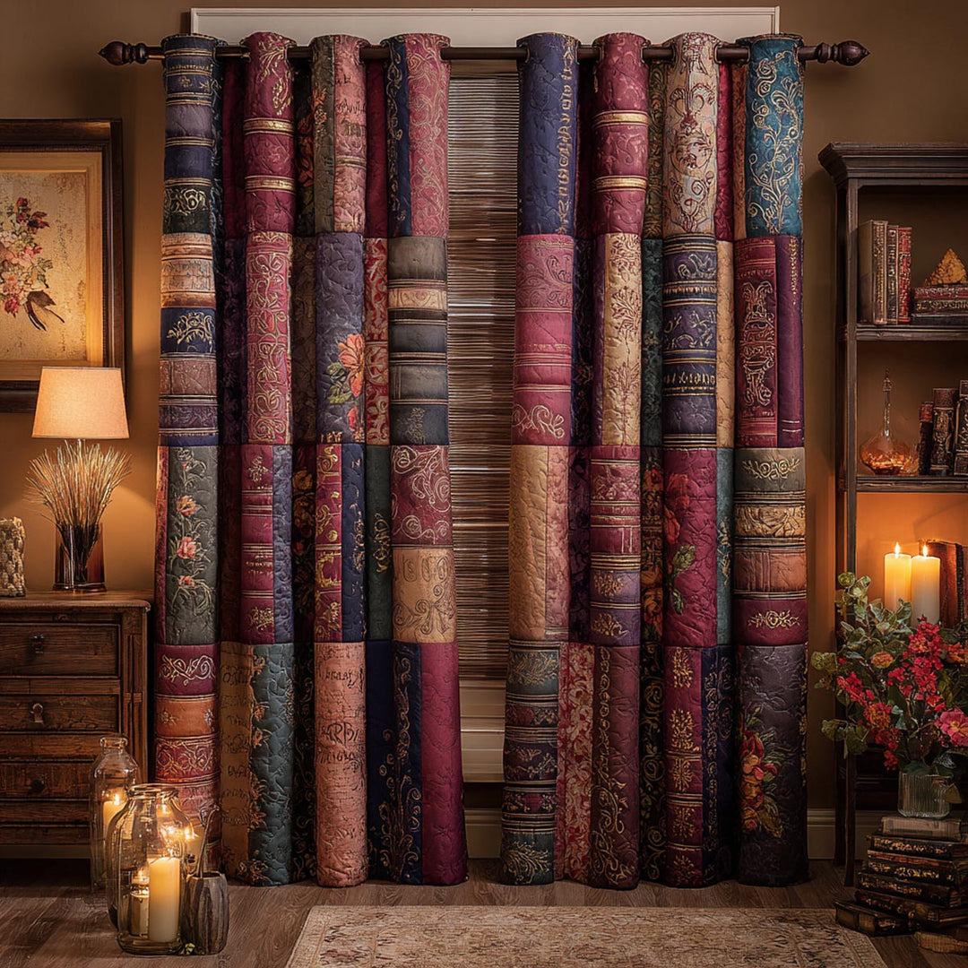 Cortinas Acolchadas con Encanto Literario