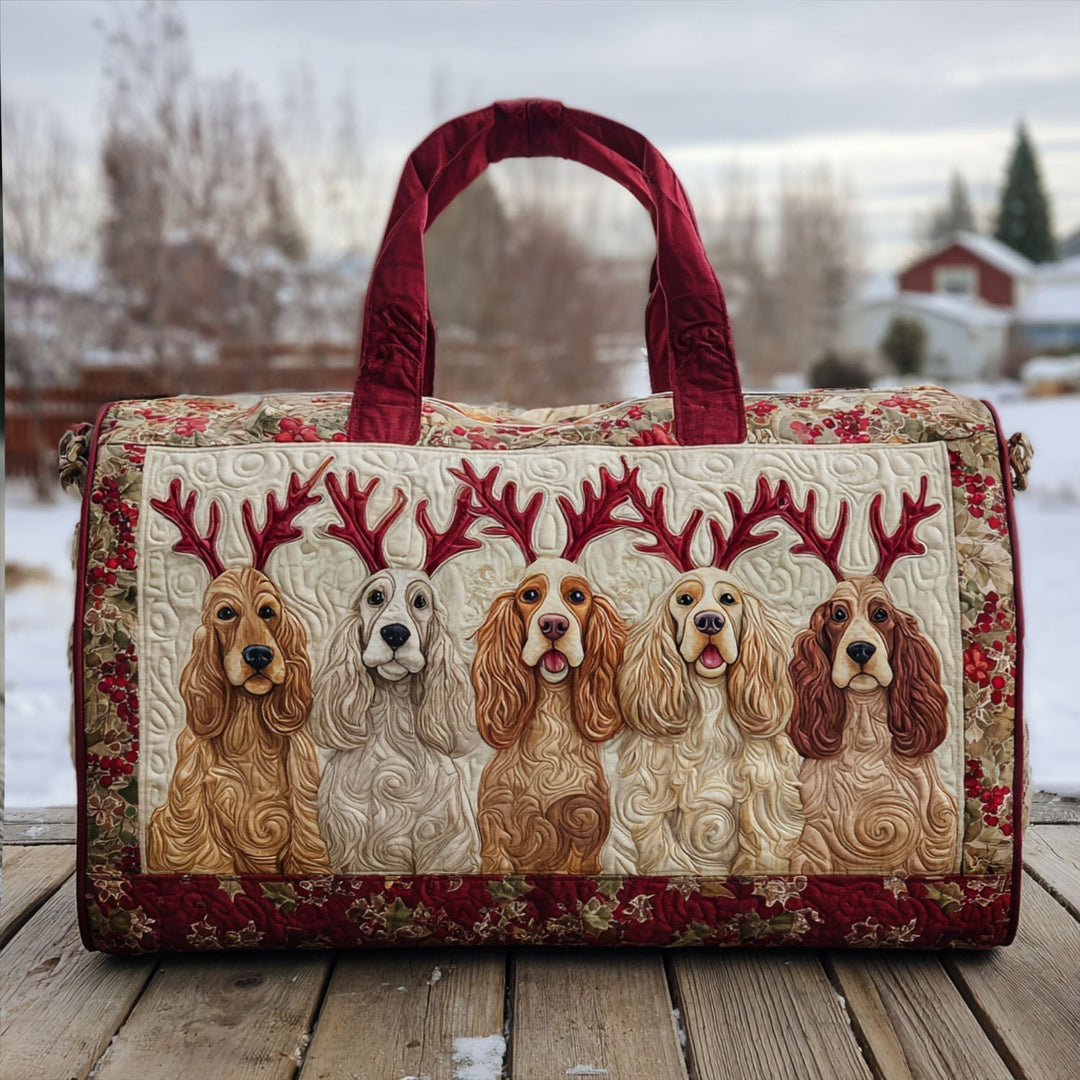 Bolsa de Viaje Acolchada Bouncy Spaniel