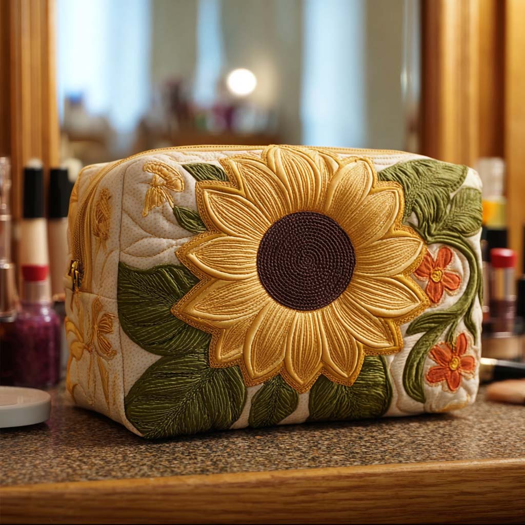 Bolsa de Maquillaje Acolchada Brillante
