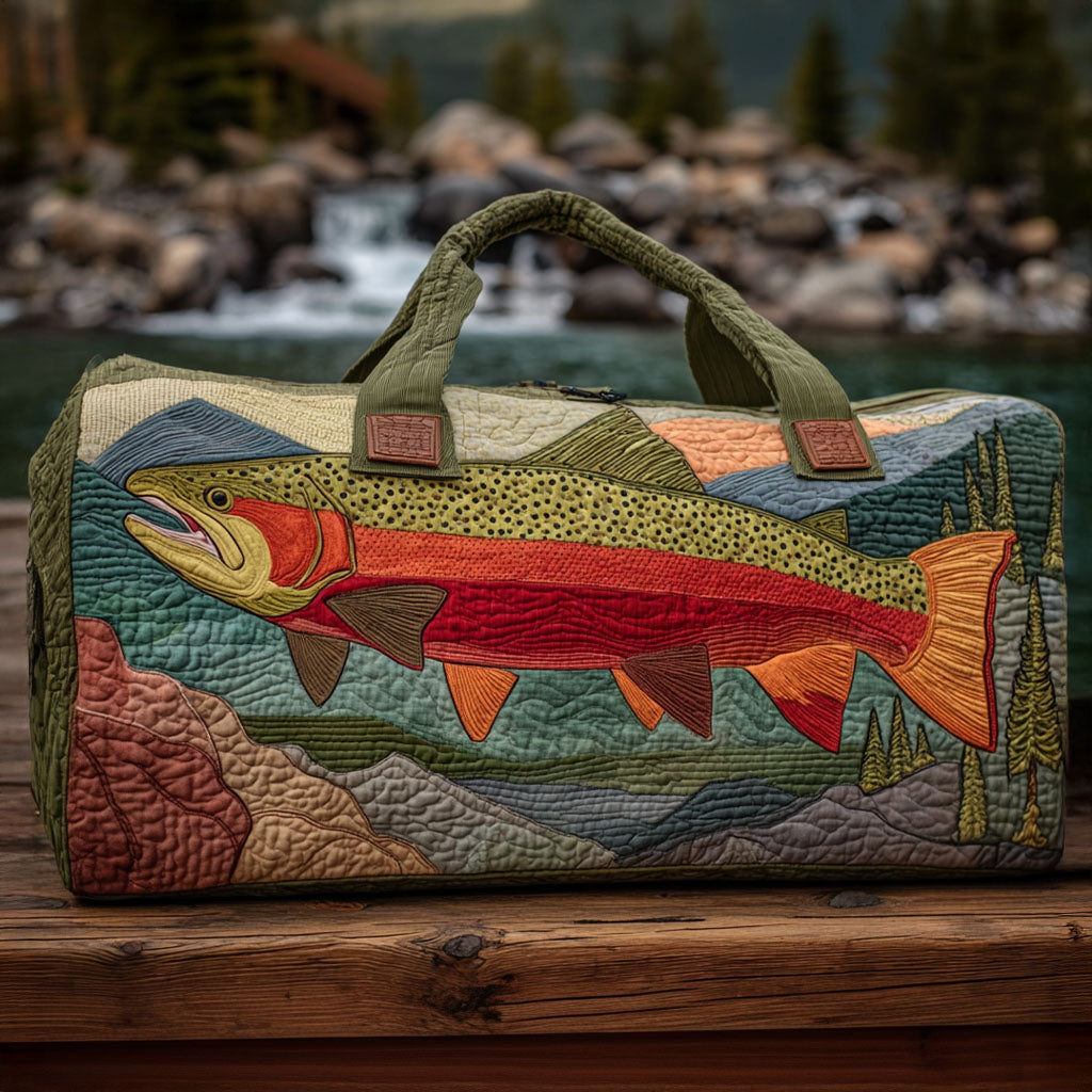Bolsa de Viaje Acolchada de Trucha de Arroyo