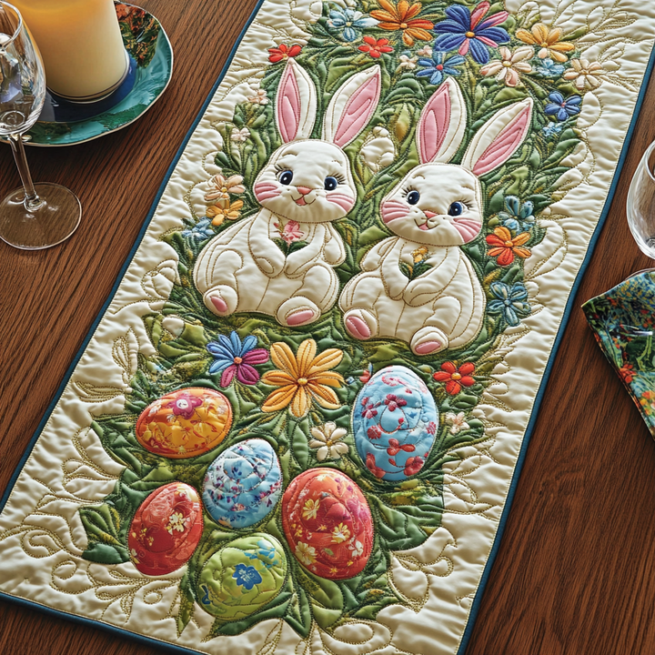Camino de Mesa Acolchado Bunny Bloom