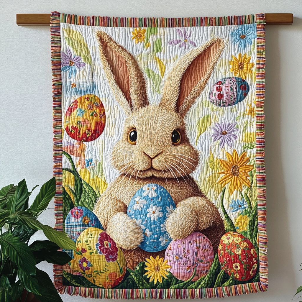 Manta Woven Bunny Love