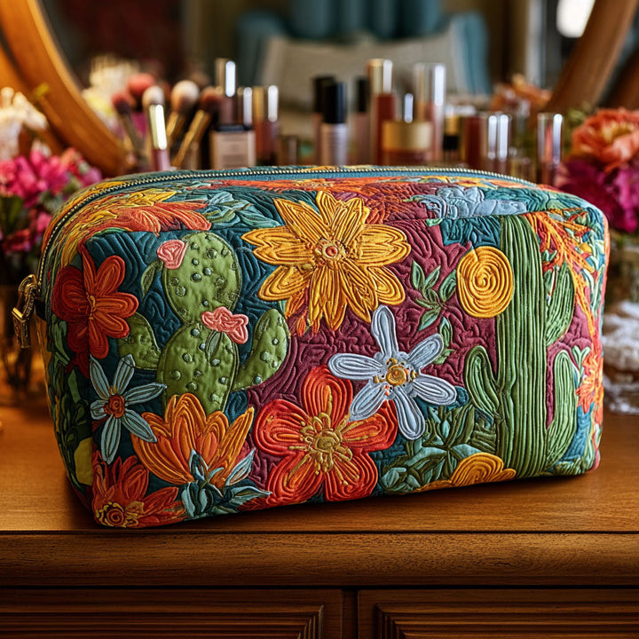 Bolsa de Maquillaje Acolchada Cactus Carnival
