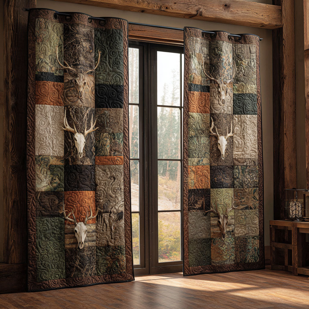 Cortinas Acolchadas de Sueños en Camuflaje